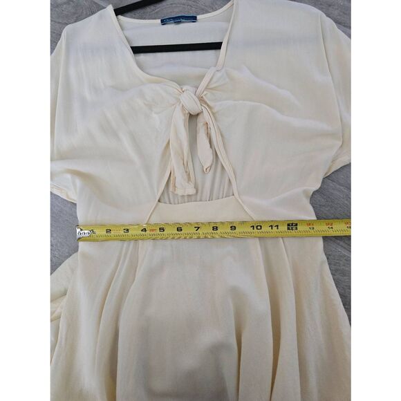 Women's Shore Brand Cut Out Mini Dress Butter Yellow‎ Size Medium - Picture 4 of 7